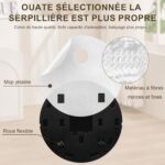 Générique Ultra-Fin robot aspirateur laveur discret pour petits espaces
