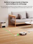 Lefant M2S Pro, robot aspirateur laveur avec station pour poils d&rsquo;animaux