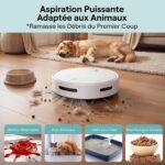 SereneLife robot aspirateur laveur 3 en 1 pour l&rsquo;entretien courant