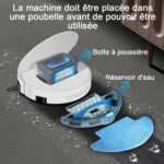 Yigars 2026, robot aspirateur laveur compact et pratique pour animaux