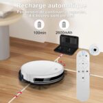 Yigars 2026, robot aspirateur laveur compact et pratique pour animaux
