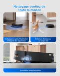 ECOVACS T80S Omni, robot aspirateur laveur avec station bien pense