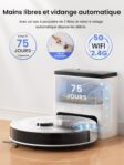 Lefant M2 Plus, robot aspirateur laveur avec station pour poils d&rsquo;animaux