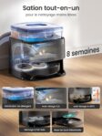 Lefant M3 Max, robot aspirateur laveur avec station pour tout automatiser