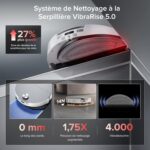 Roborock Saros 20 Sonic, robot aspirateur laveur avec station bien pensé
